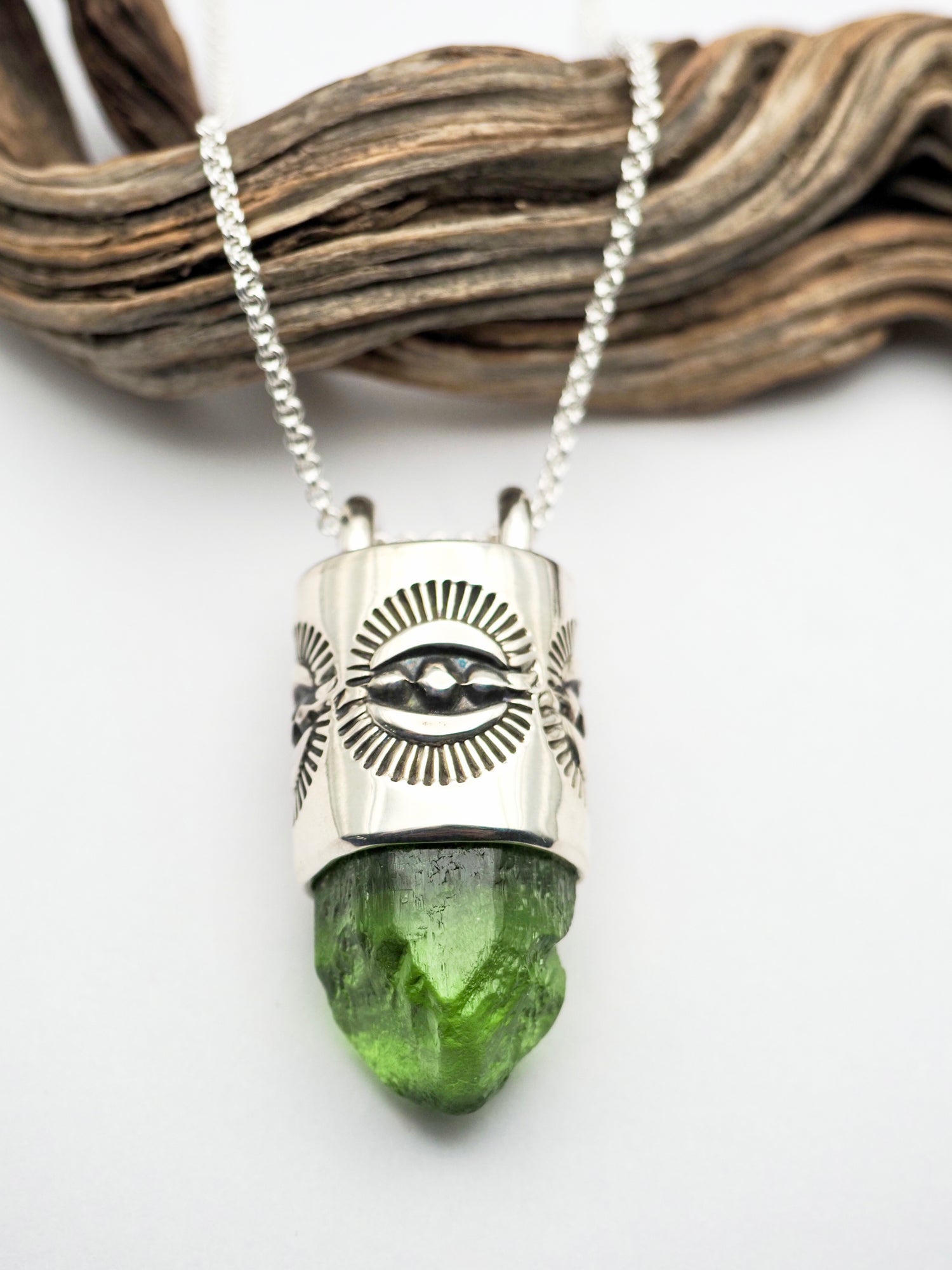 Peridot Portal II Talisman Necklace