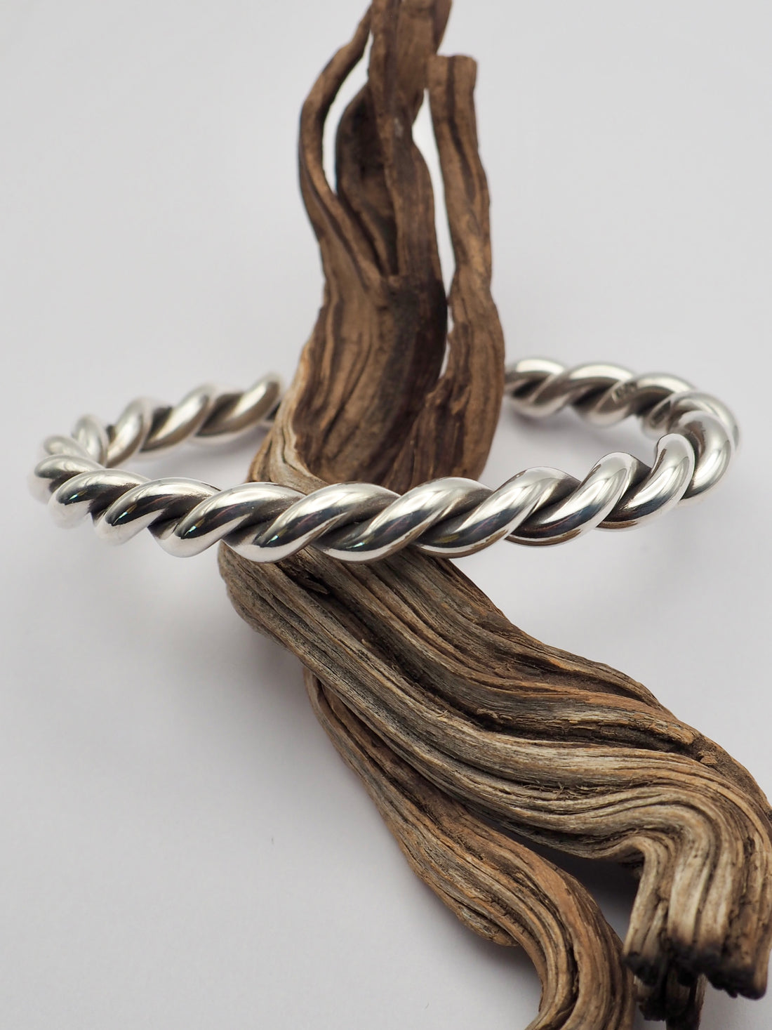6g Fine Silver Twist Cuff M/L
