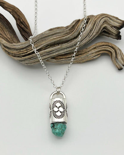 Fox Turquoise Nugget Oasis Talisman Necklace