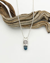 Blue Apatite Eye Talisman Necklace