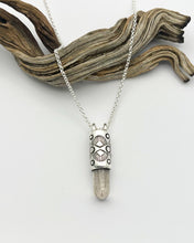 Scapolite Fan/Dot Talisman Necklace