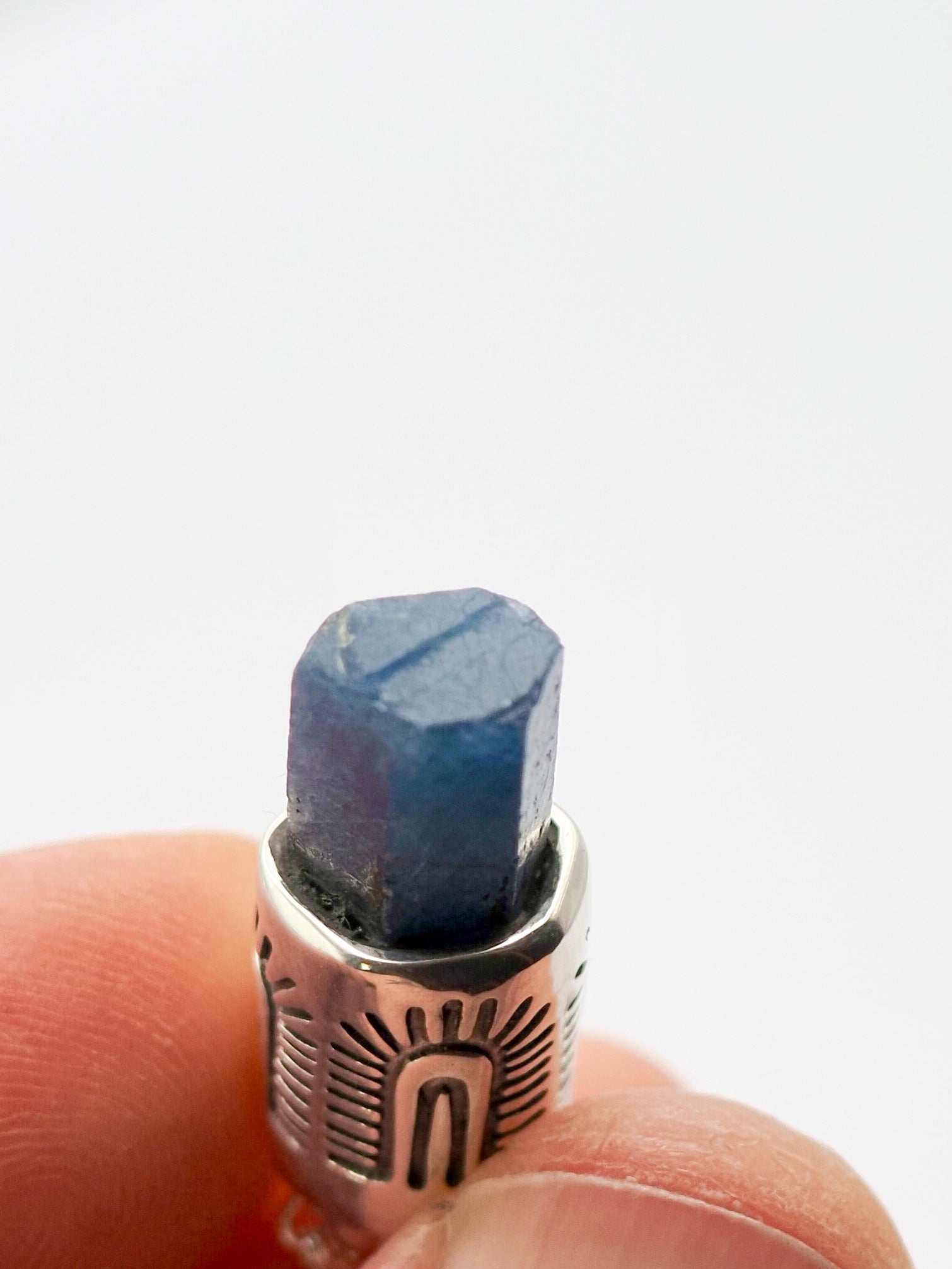 Sapphire Monsoon Talisman Necklace