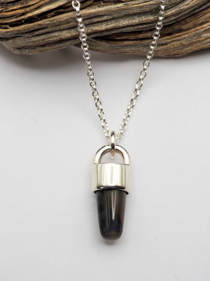 Montana Agate Spike Talisman Necklace
