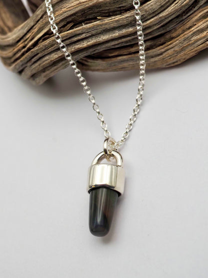 Montana Agate Spike Talisman Necklace