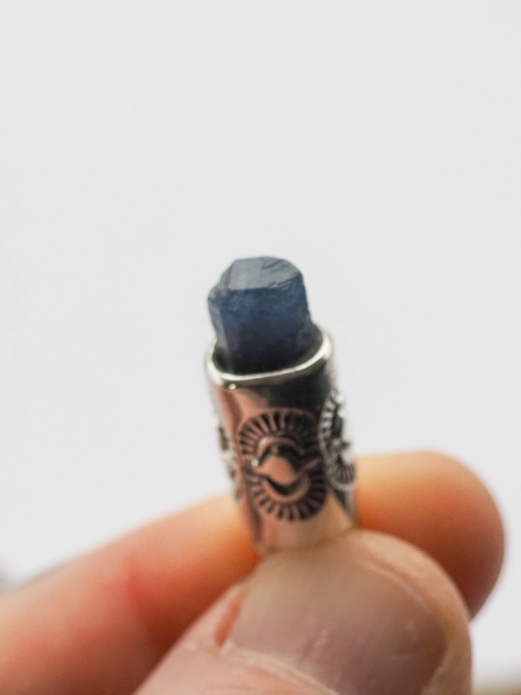 Sapphire Eye II Talisman Necklace
