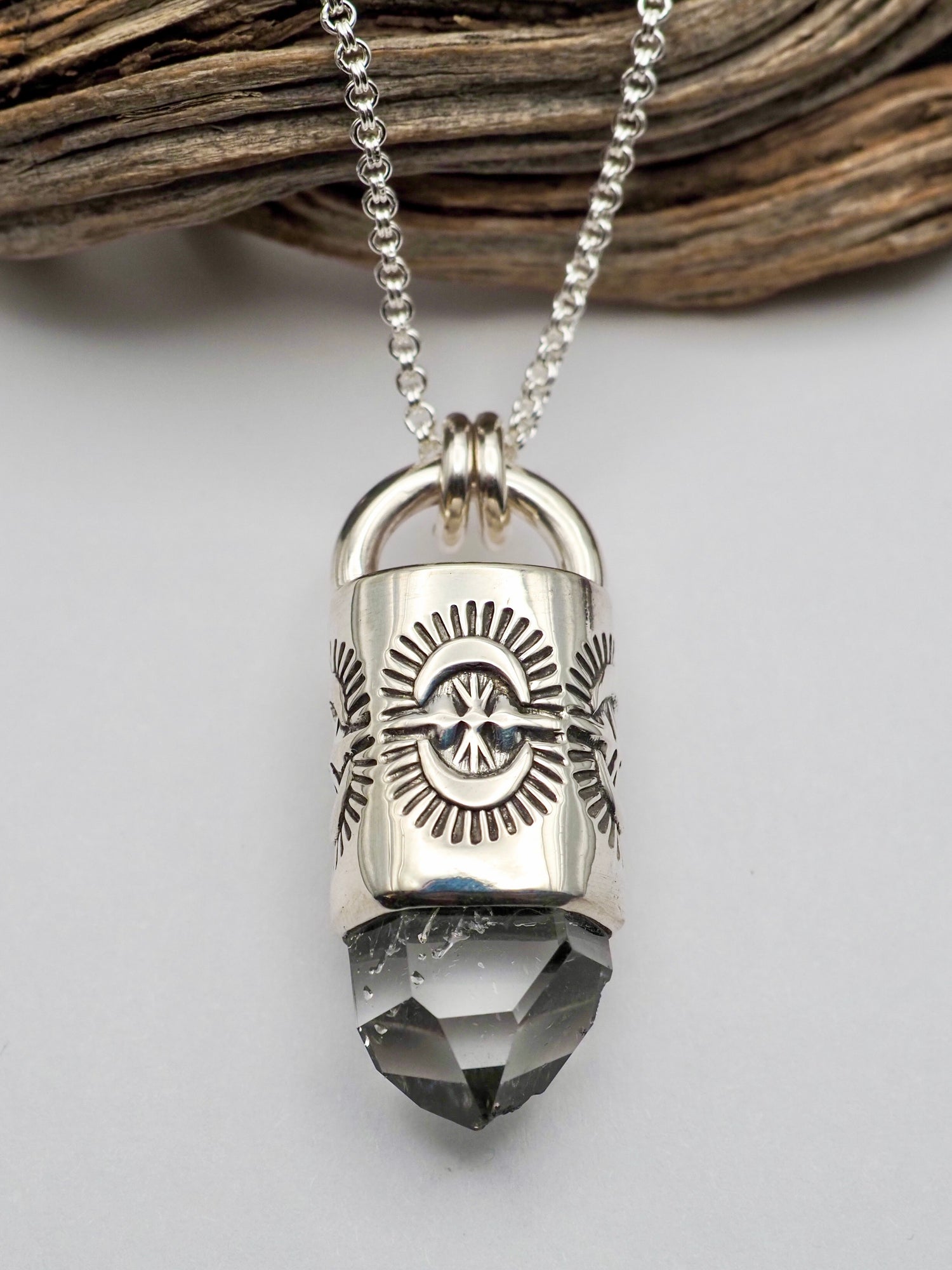 Herkimer Diamond Portal Talisman Necklace