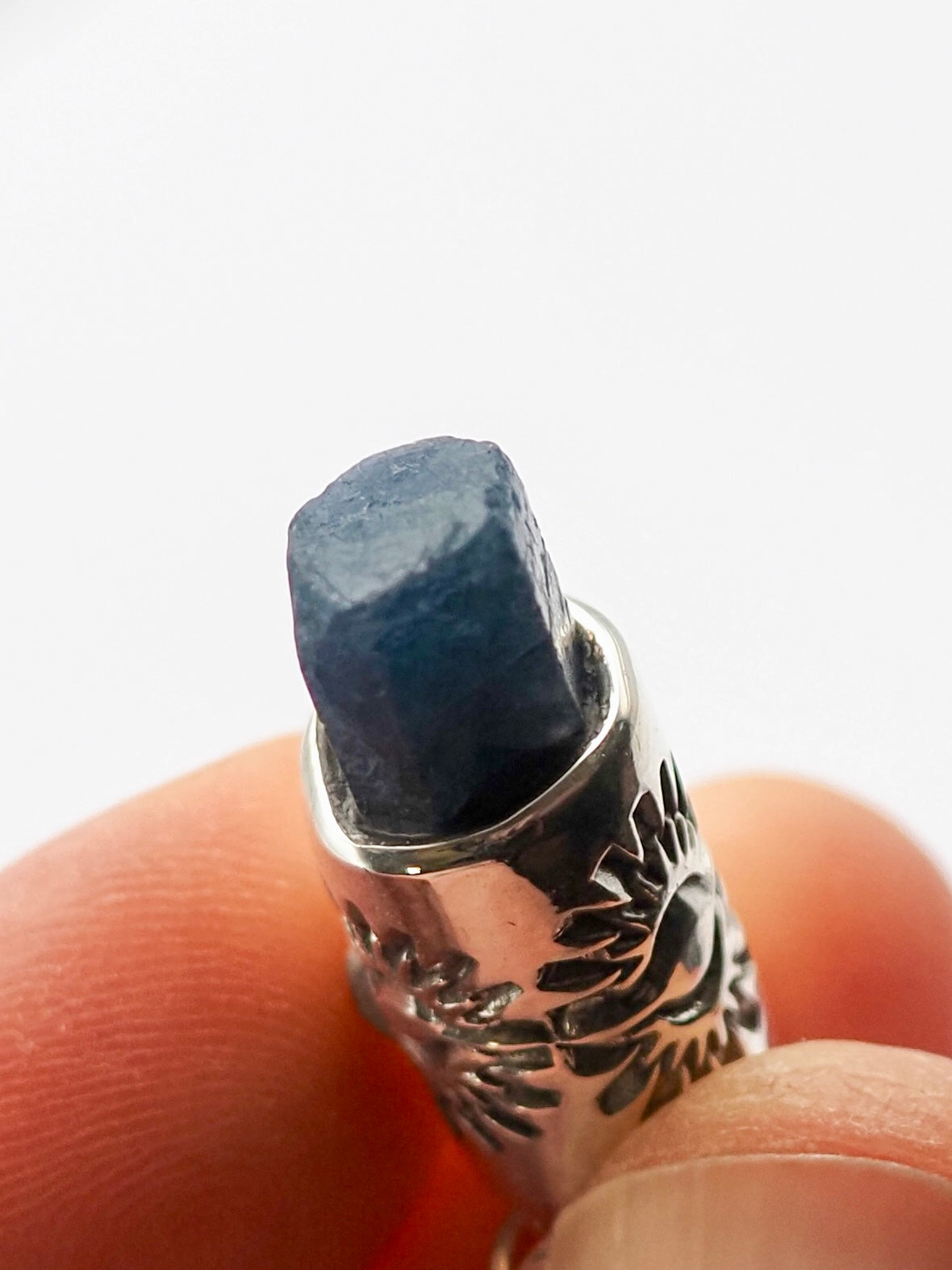 Sapphire Sunburst Talisman Necklace
