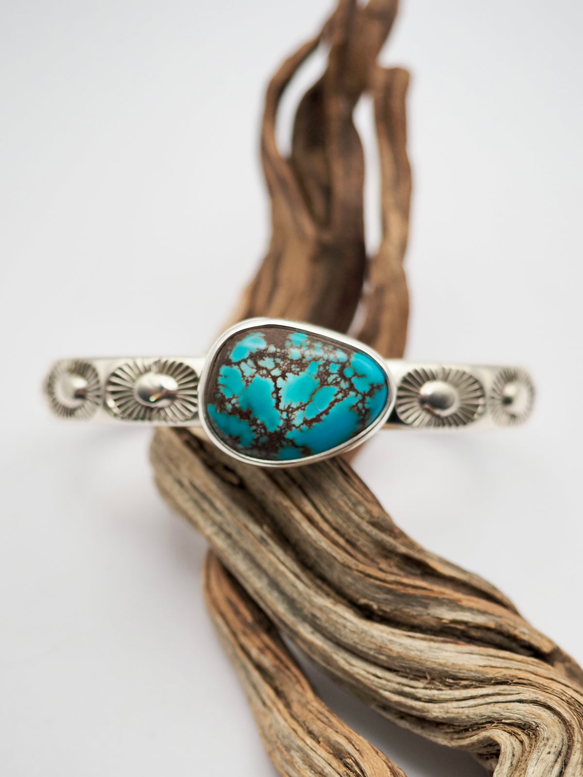 Egyptian Turquoise Sunshine Heavyweight Stacker Cuff XS