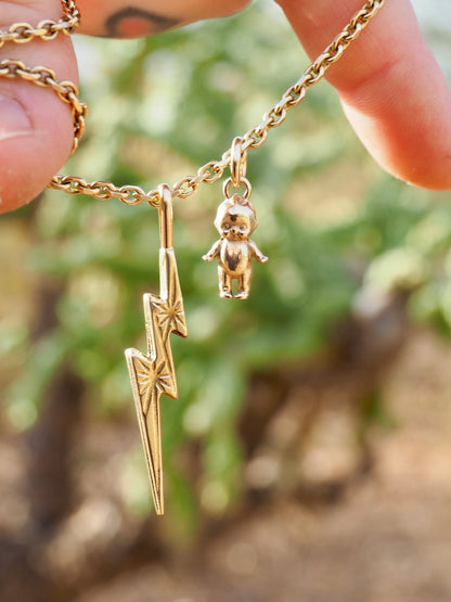 Pre ✦ Order 14k Lightning Bolt Pendant