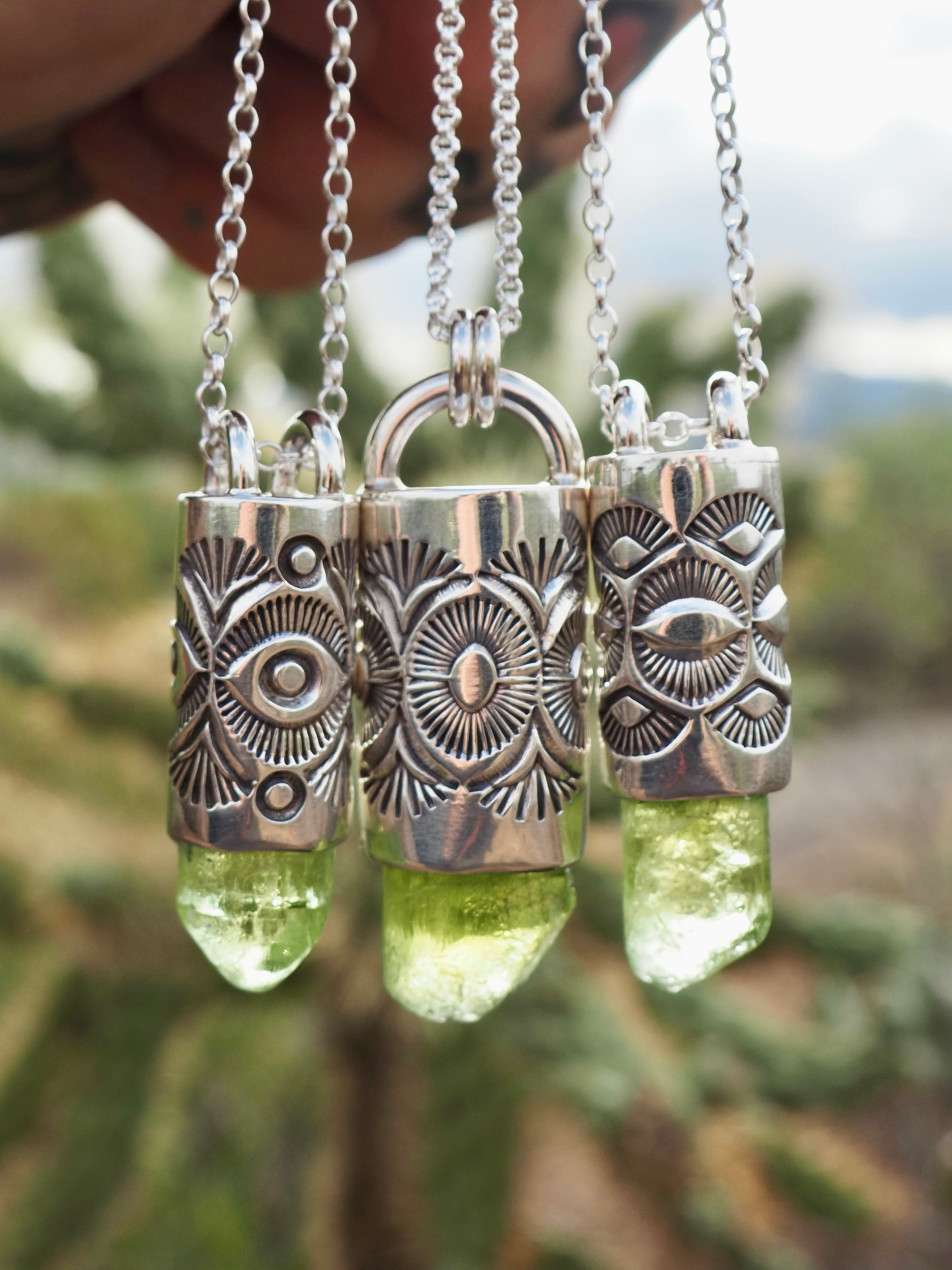 Peridot Sunshine/Desert Talisman Necklace