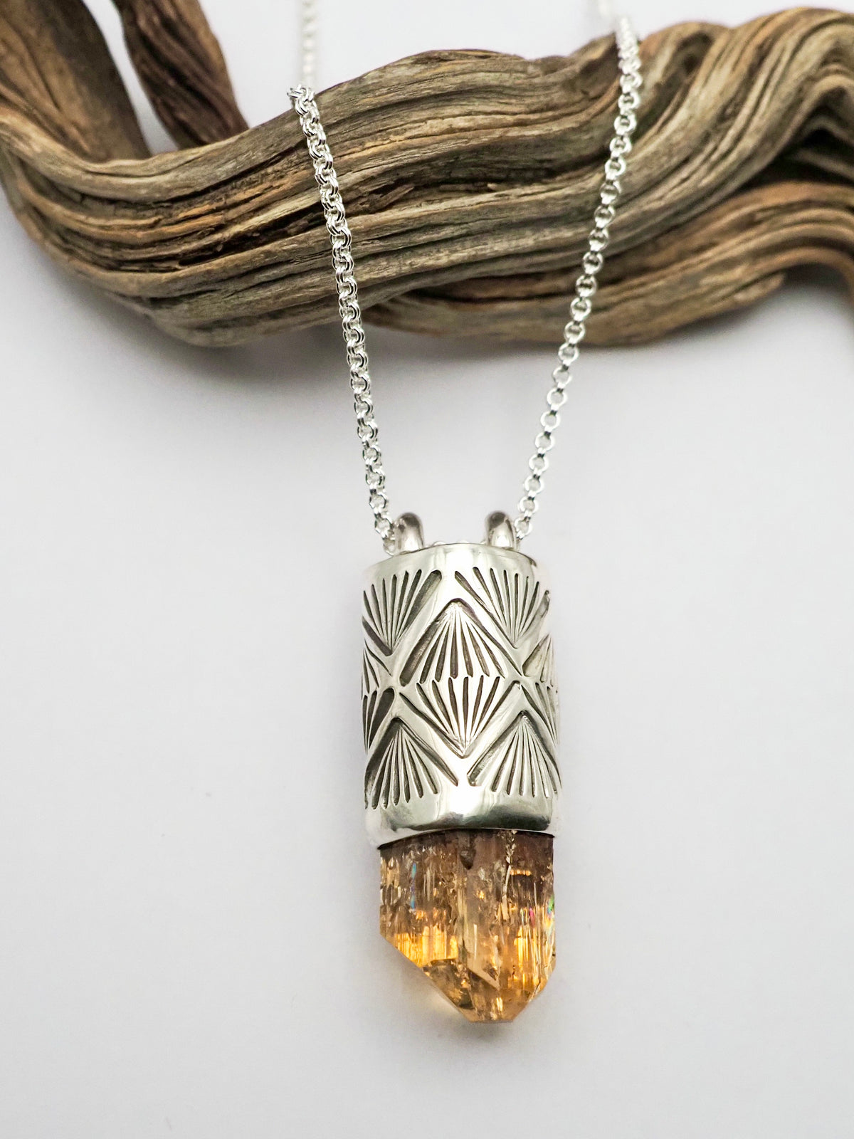 Imperial Topaz Arroyo Talisman Necklace
