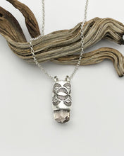Topaz Eye/Fan Talisman Necklace