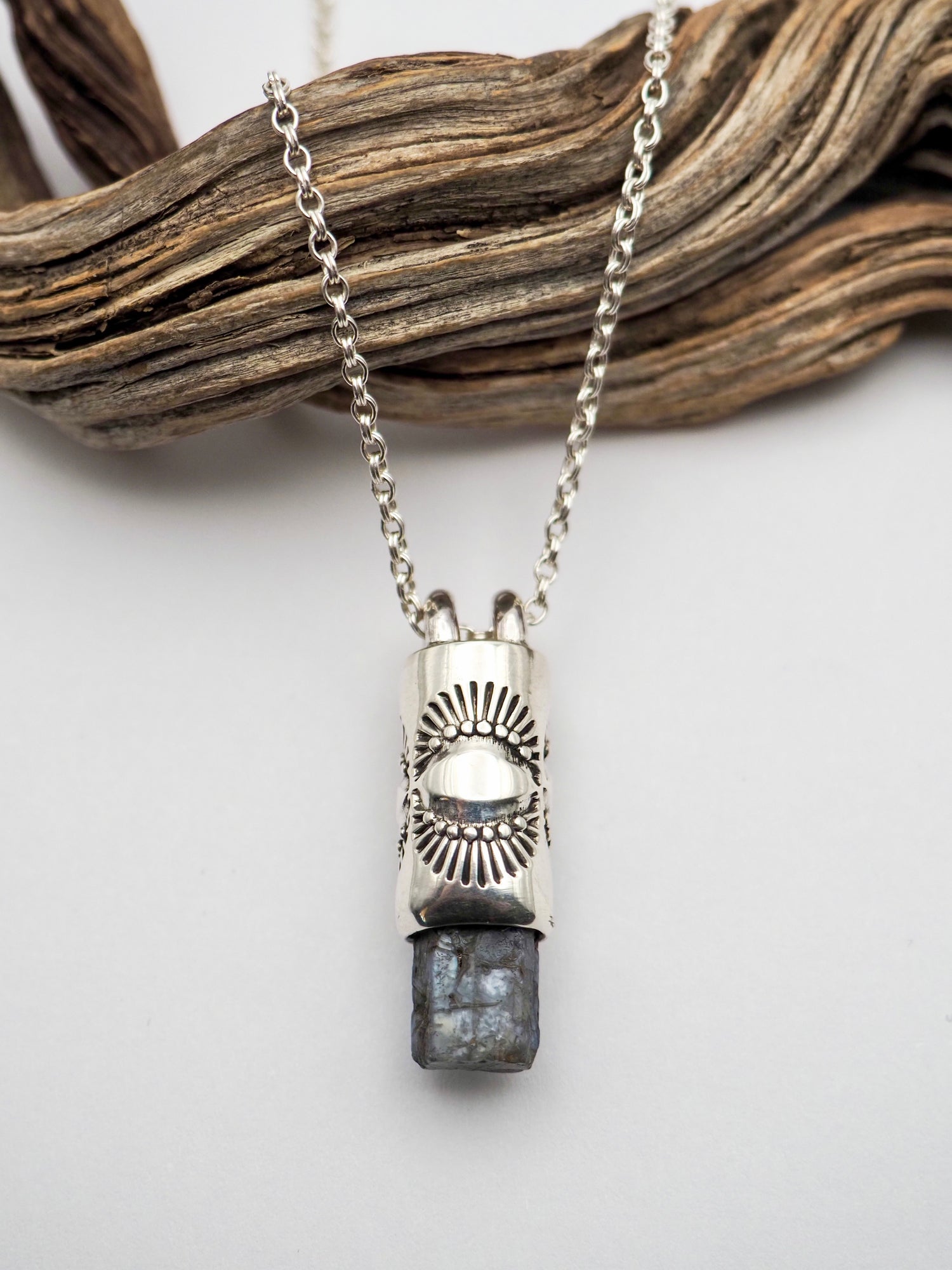 Alexandrite Eye/Dot Talisman Necklace