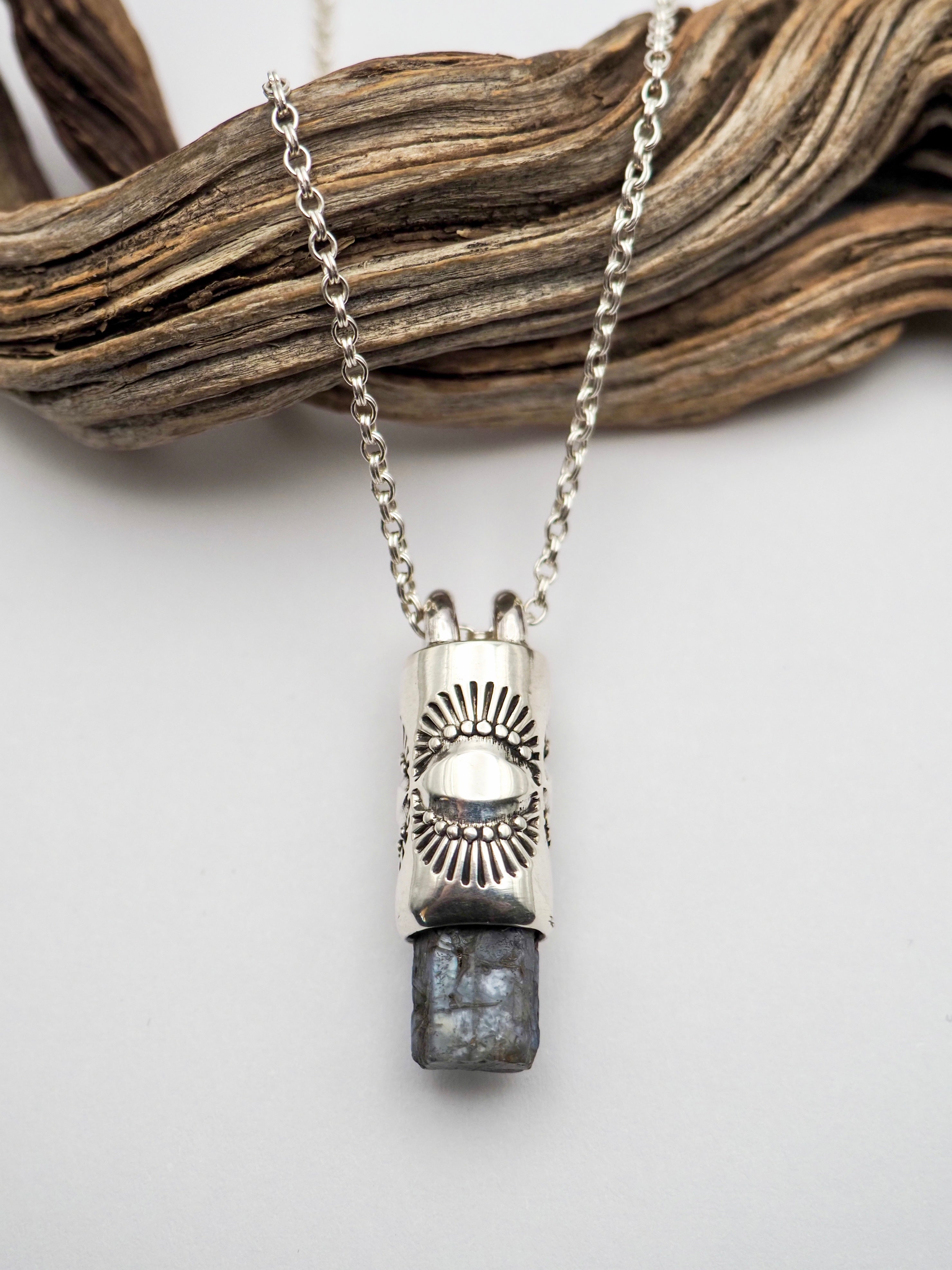 Alexandrite Eye/Dot Talisman Necklace