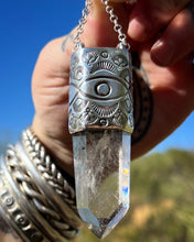 Brazilian Polished Citrine Big Eye Talisman Necklace