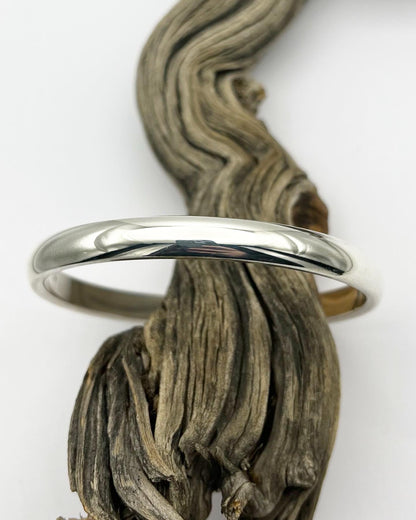 MTO Smooth Heavyweight Half Round Bangle