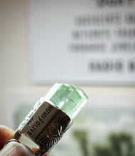 Minty Green Tourmaline Eye Talisman Necklace