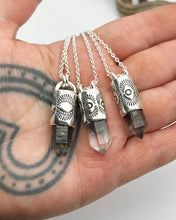 Tibetan Quartz Tumbleweed Talisman Necklace