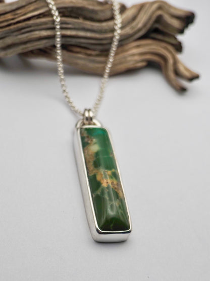 Kingman Turquoise Pendant Necklace