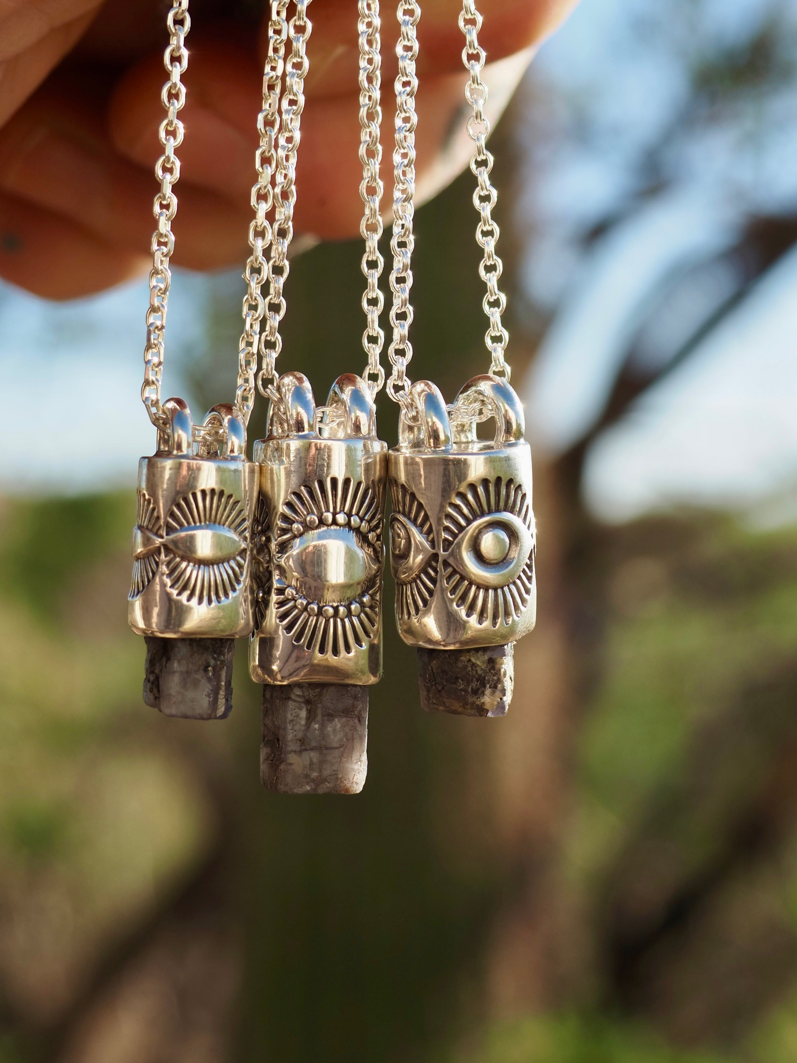 Alexandrite Eye Talisman Necklace