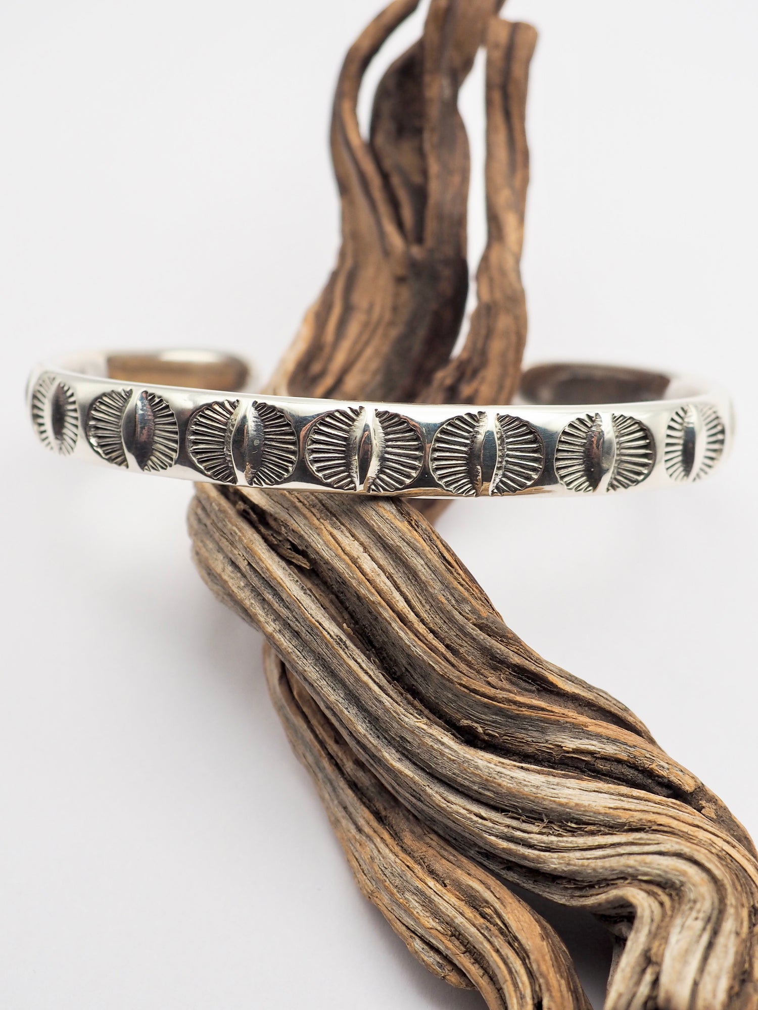 MTO Eyes Stamped Heavyweight Stacker Cuff