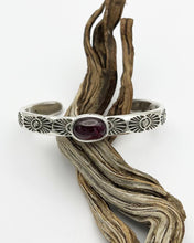 Rubellite Tourmaline Moonbeam Heavyweight Stacker Cuff S/M