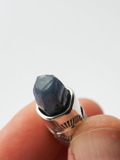 Sapphire Eye Talisman Necklace