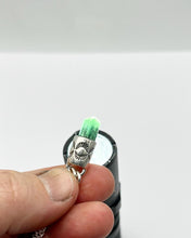 Dark Green Tourmaline Mini Eye Talisman Necklace