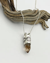 Champagne Topaz Eye Talisman Necklace