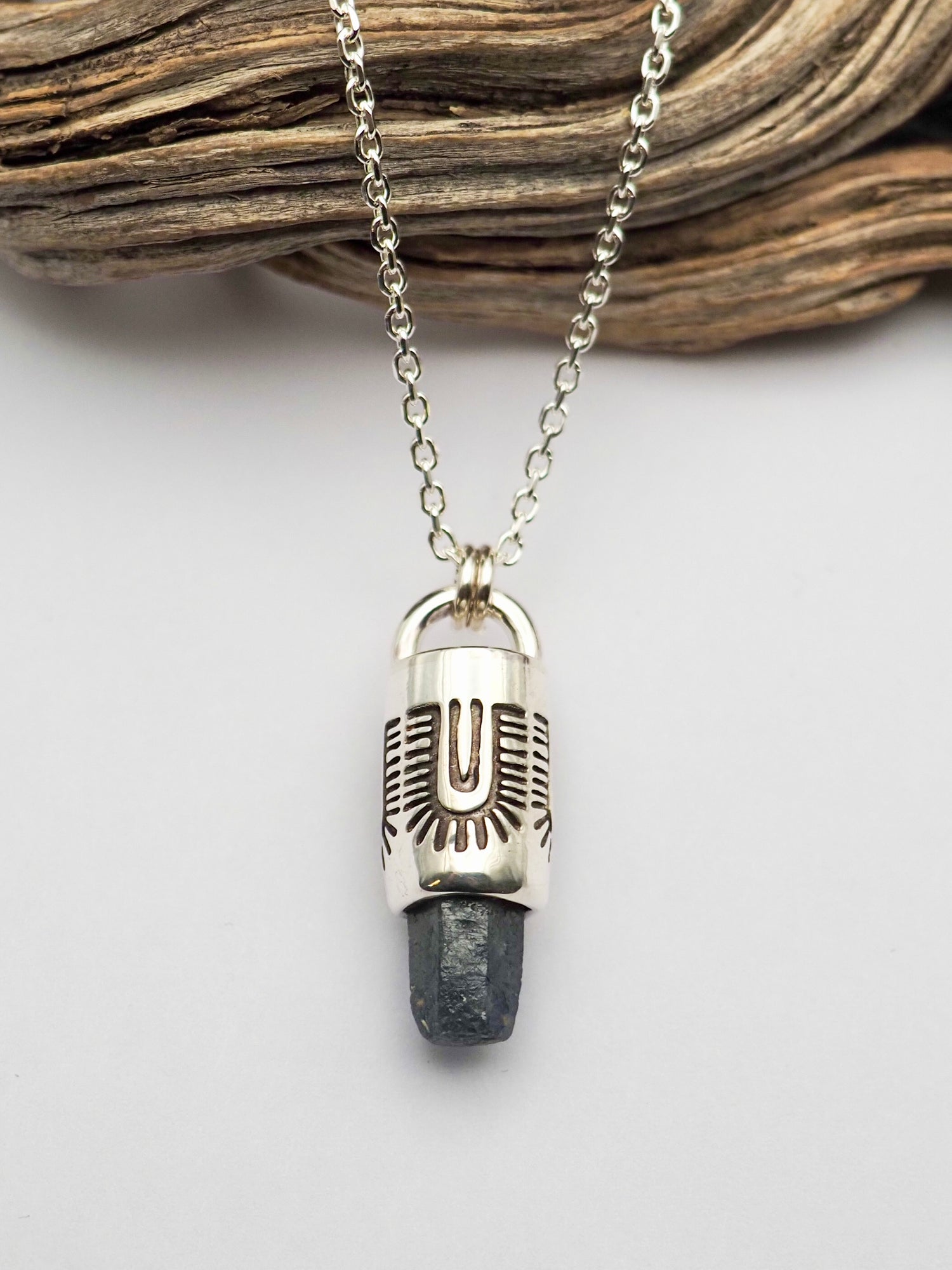 Sapphire Monsoon Talisman Necklace