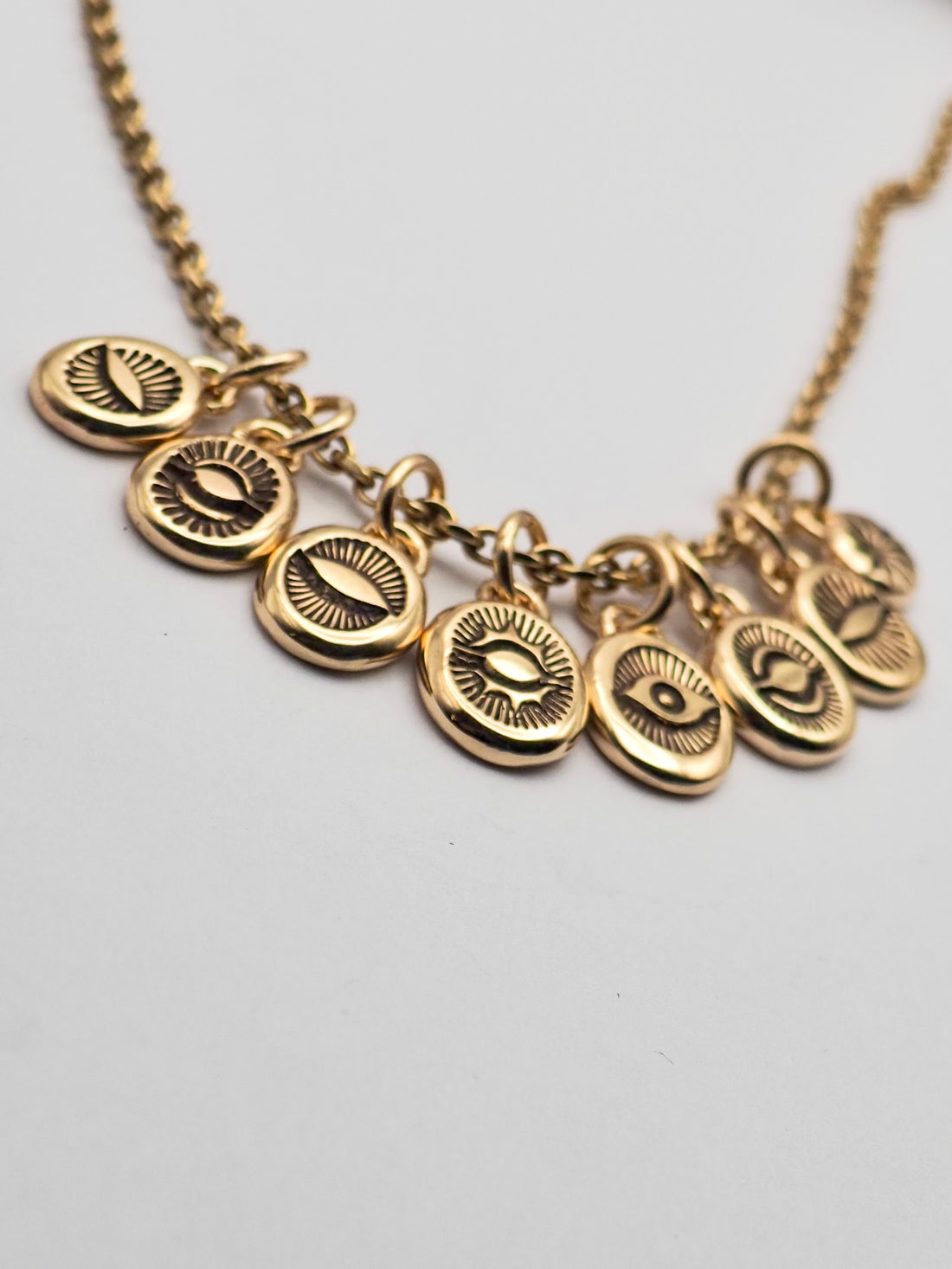 14k Gold Hand Stamped Pendants