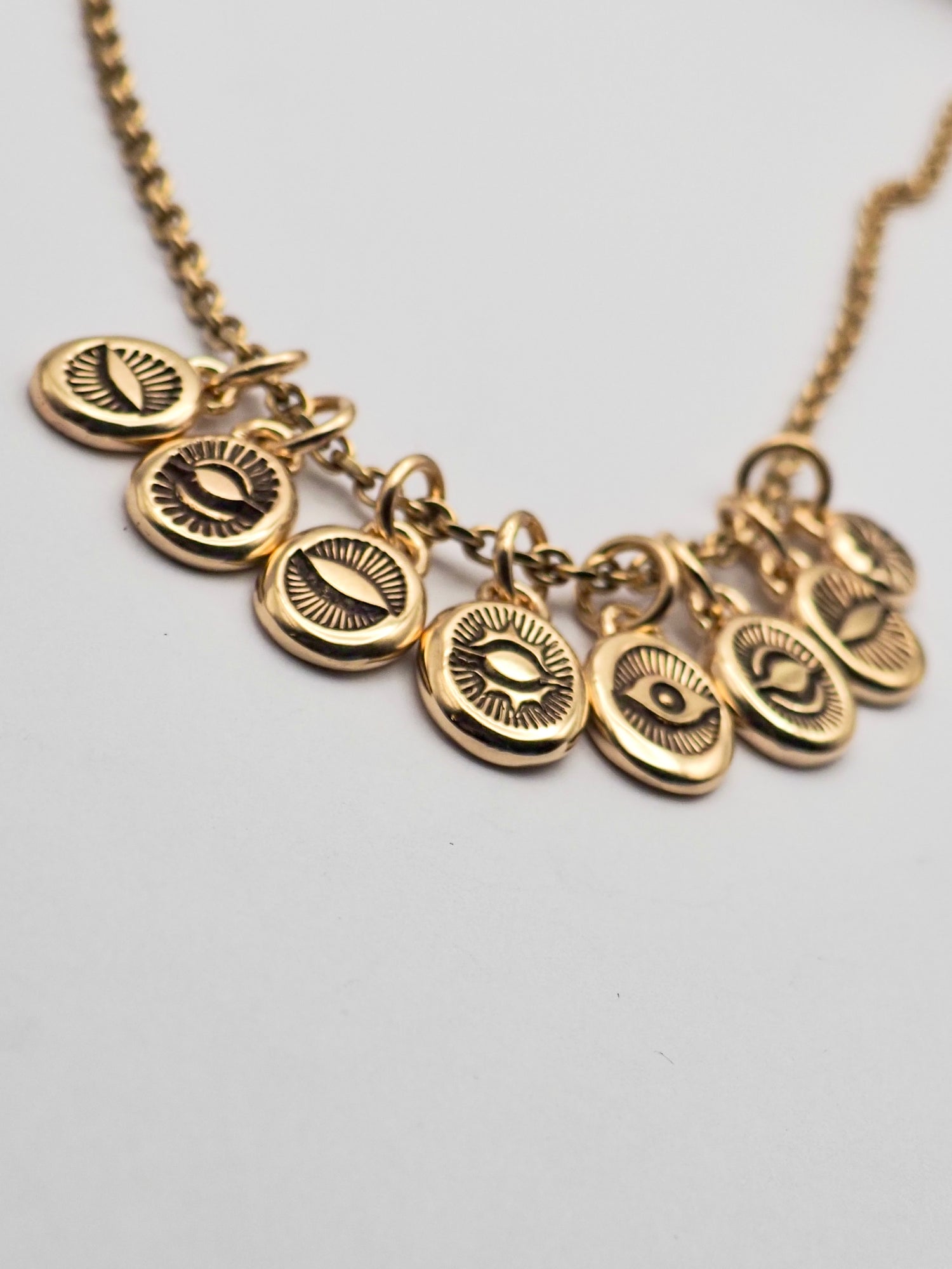 14k Gold Hand Stamped Pendants