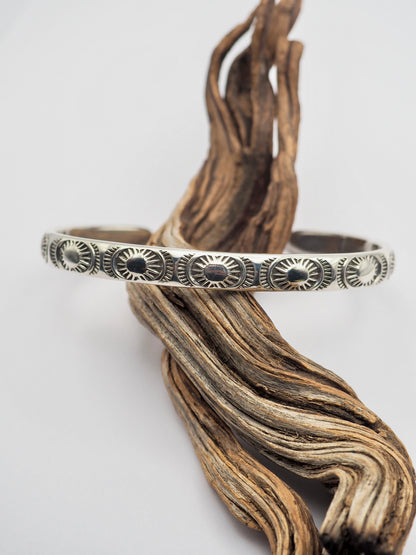 MTO Burst Hand Stamped Stacker Cuff