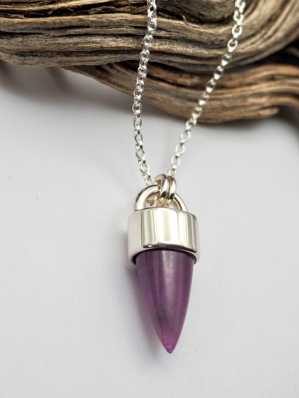 Ruby Spike Talisman Necklace