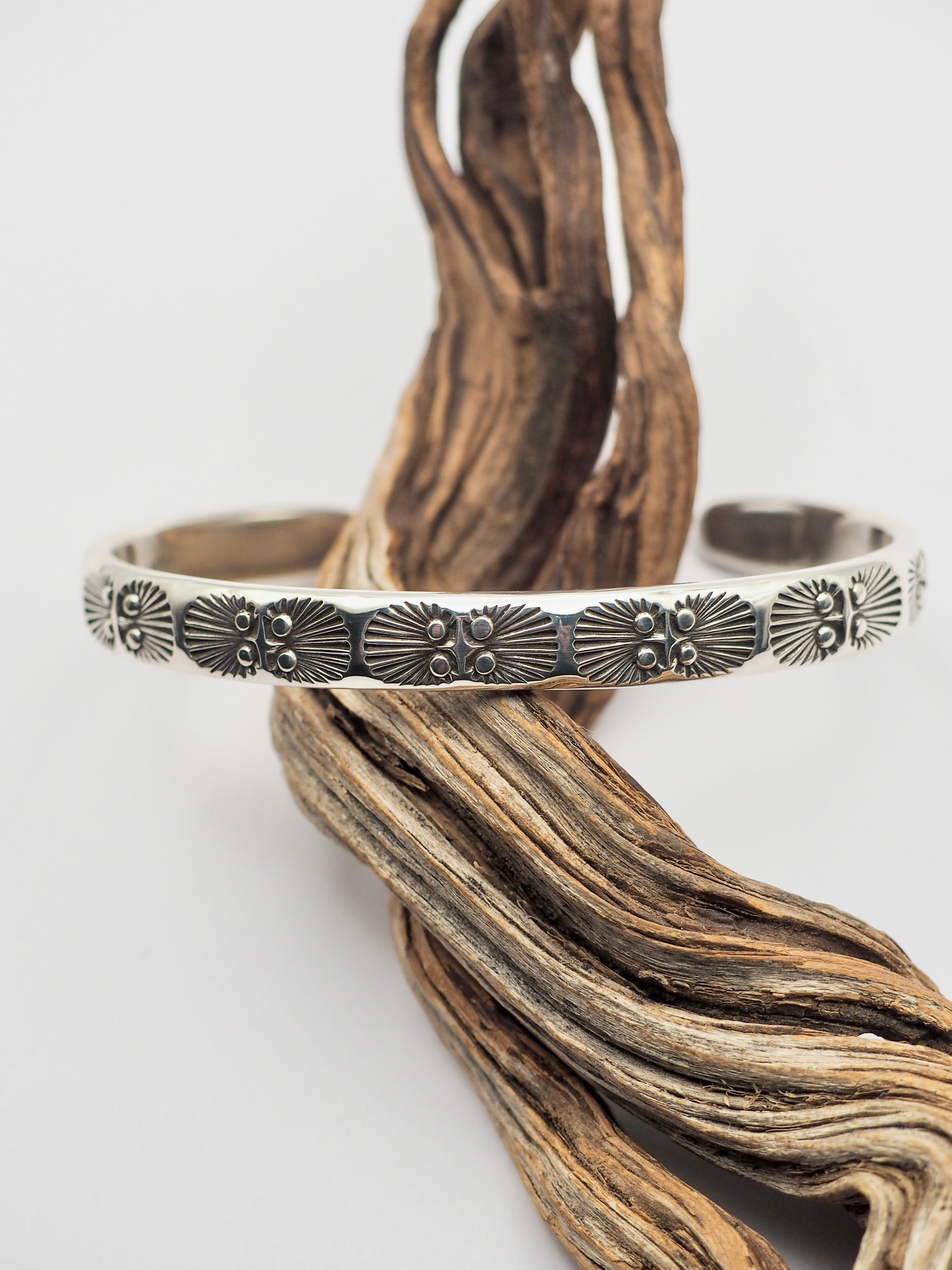 MTO Opuntia Hand Stamped Stacker Cuff