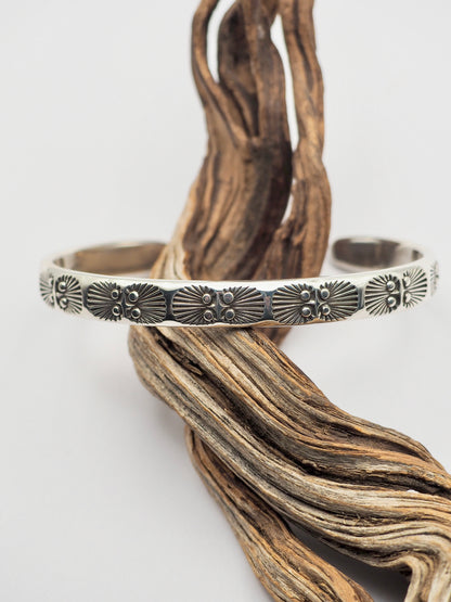 MTO Opuntia Hand Stamped Stacker Cuff