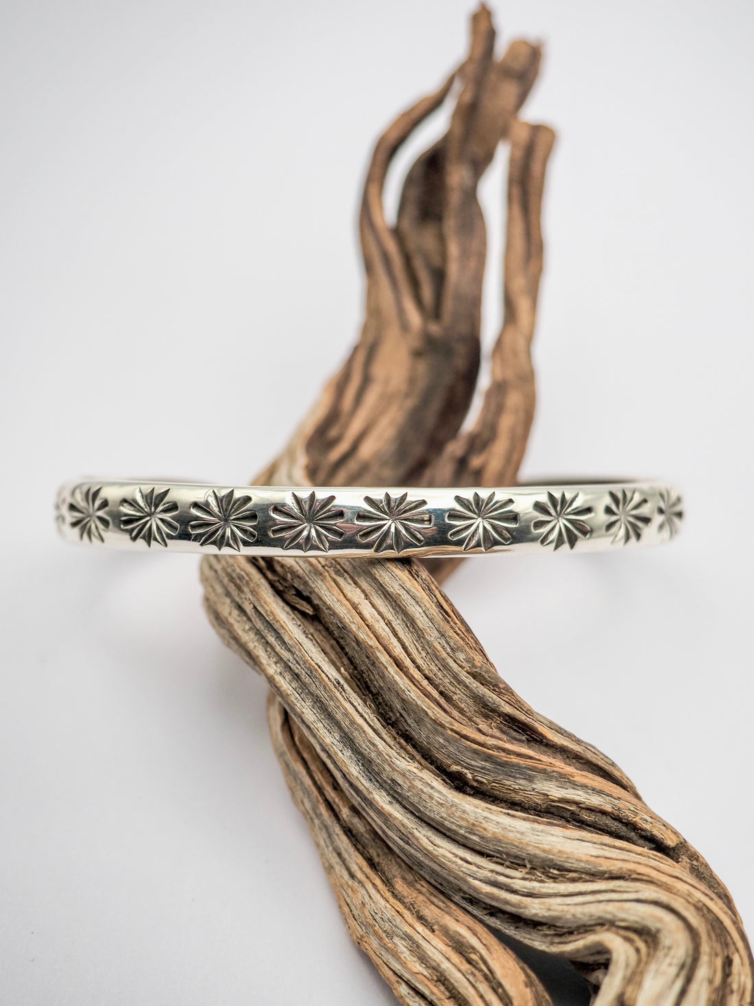 MTO Sparkle Hand Stamped Stacker Cuff