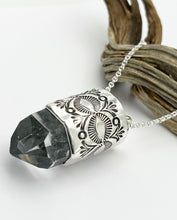 Clear Quartz Mojave Eye Talisman Necklace