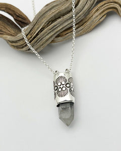 Tibetan Quartz Talisman Necklace