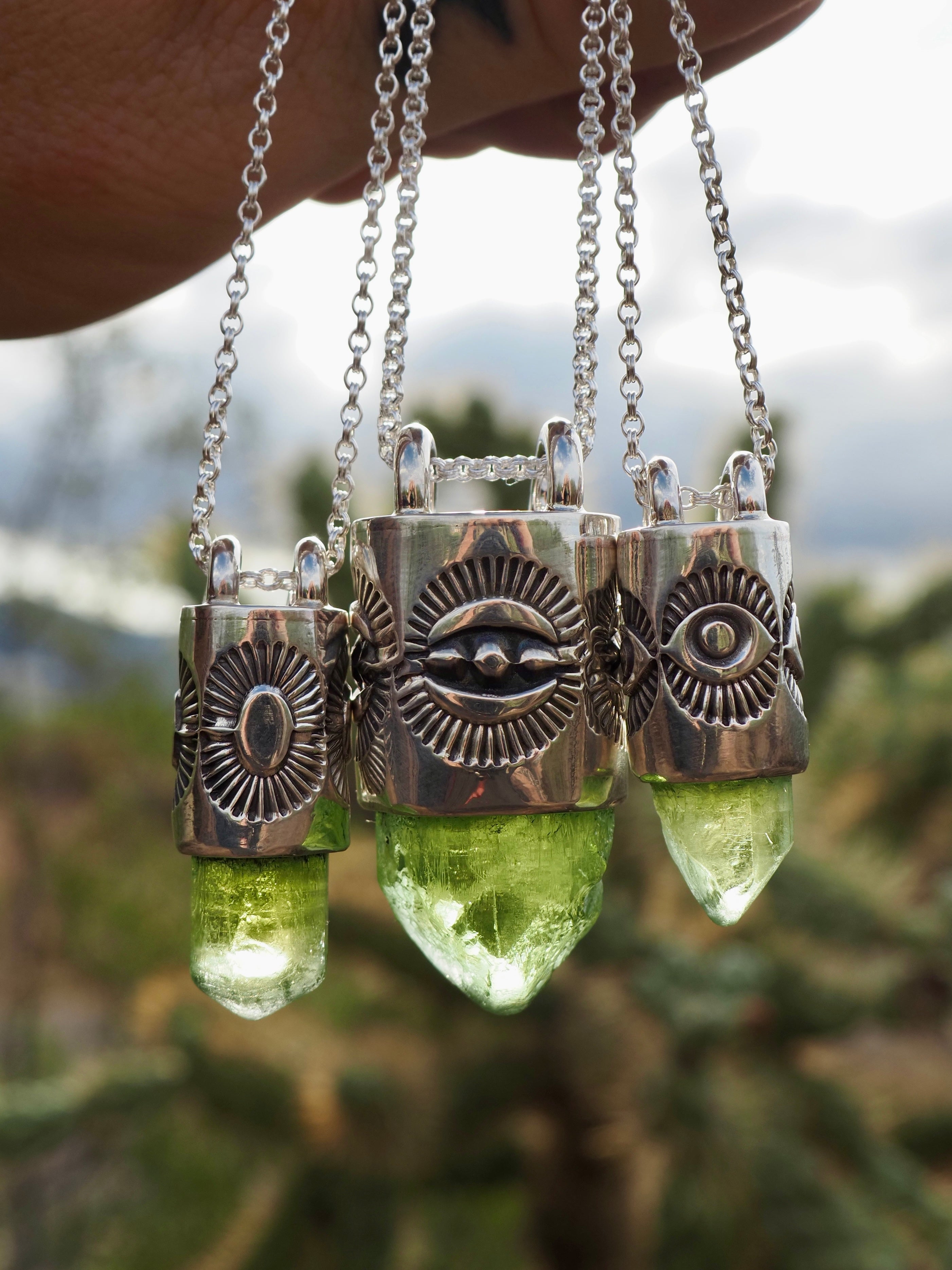 Peridot Sunshine Talisman Necklace
