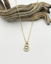 14k Gold Lucky Eye Pendant Necklace