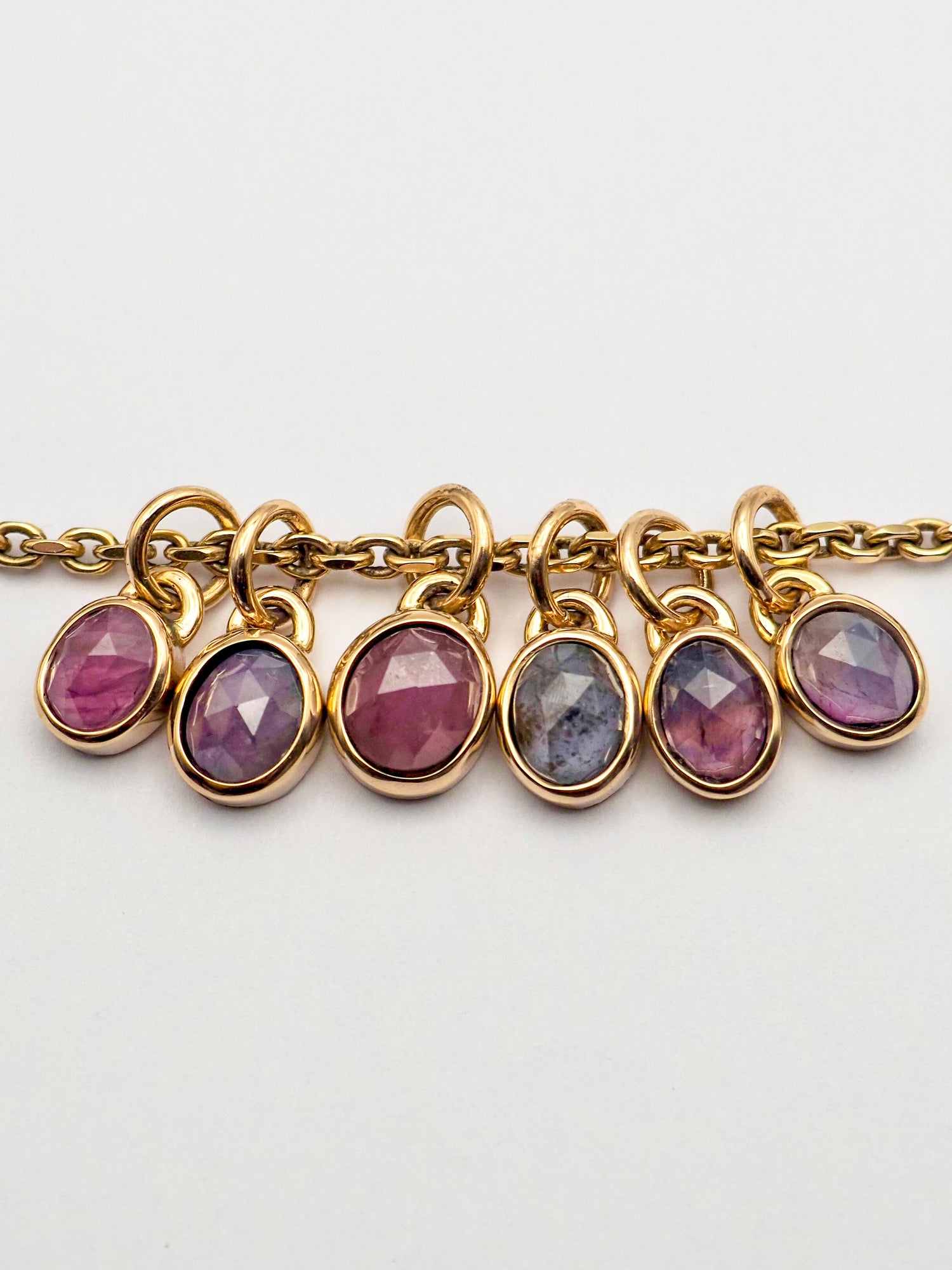 Umba Sapphire 14k Gold Mini Pendants