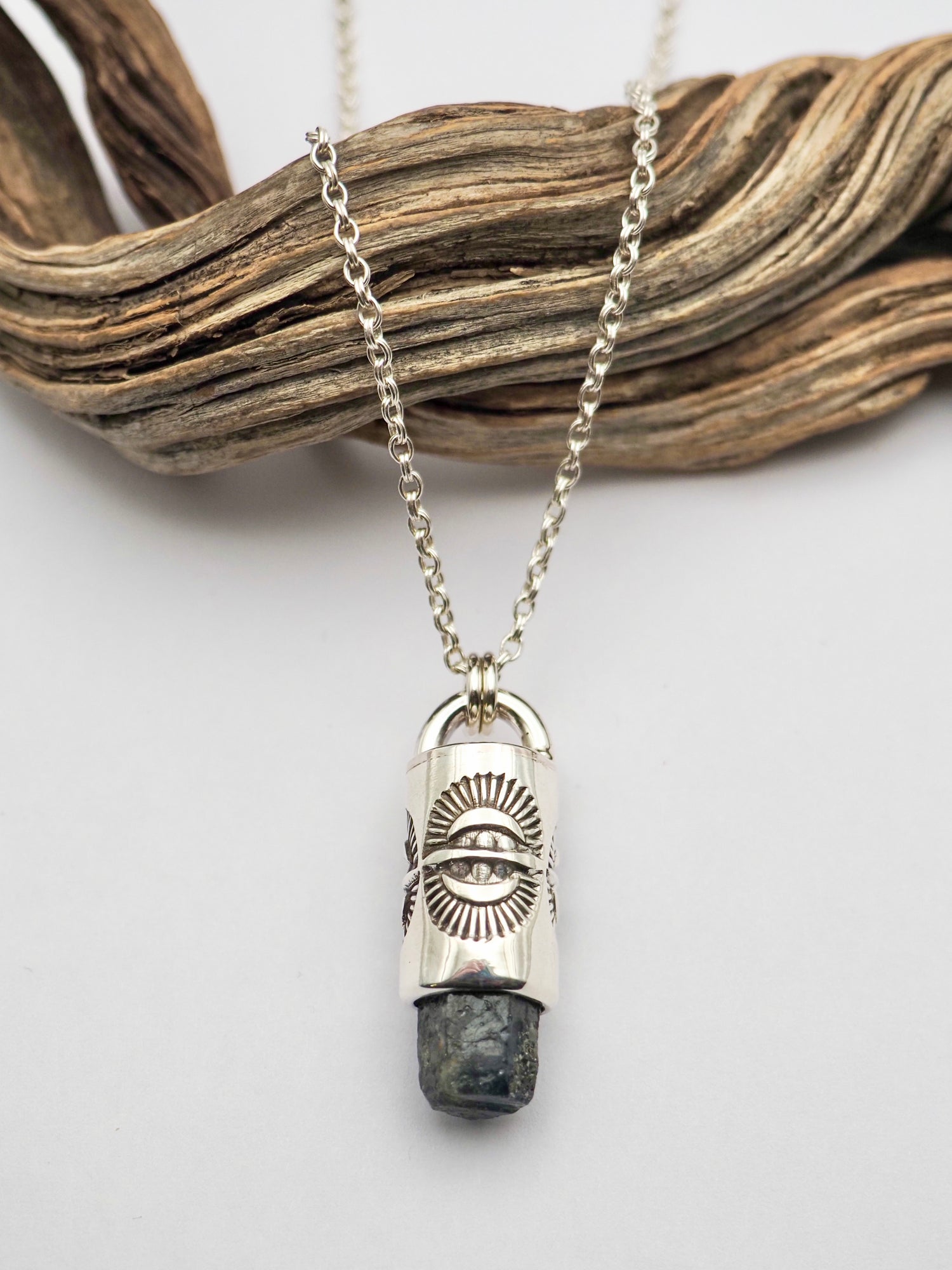 Sapphire Portal II Talisman Necklace