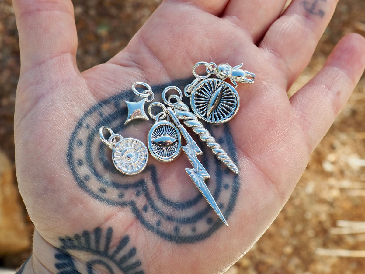 Sterling Silver All Seeing Eye Medallion