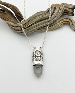 Tibetan Quartz Talisman Necklace