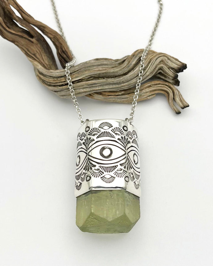 Super Chunky Helidor BIG Eye Talisman Necklace