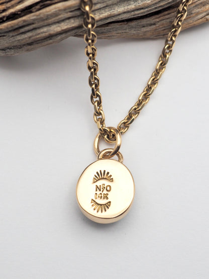 Hydrogrossular Green Garnet 14k Gold Pendant