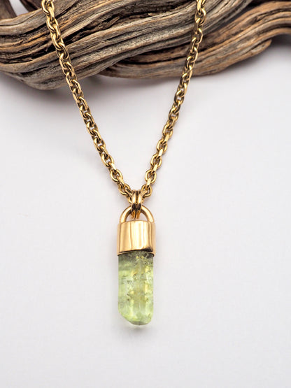 Heliodor 14k Gold Talisman