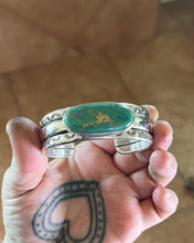 Numi Olive Stone Mountain Turquoise Three Band Big Mama Cuff M/L