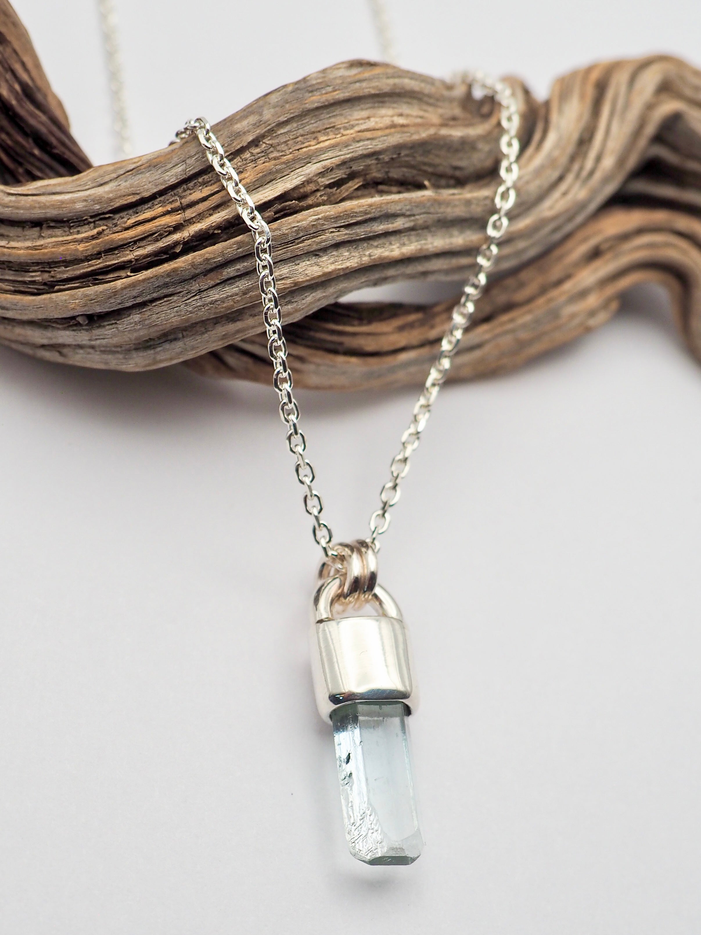 Aquamarine Talisman Necklace